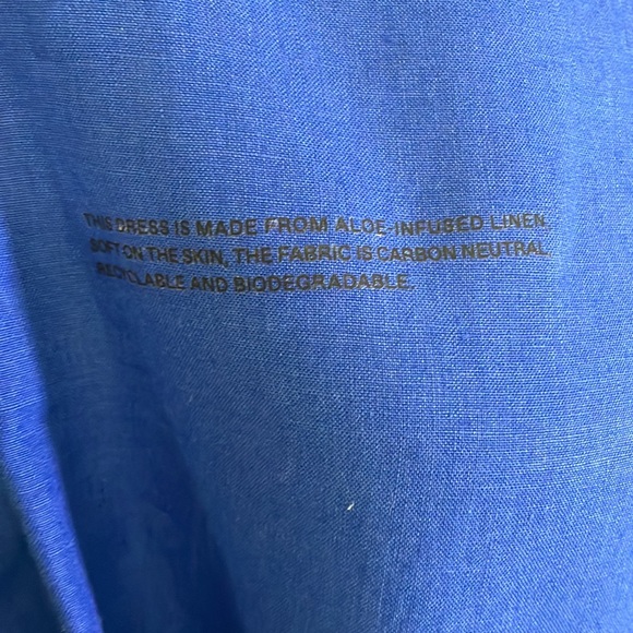 NWT Pangaia Linen infused with Aloe dress - Picture 2 of 7